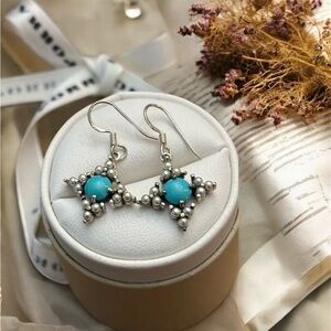 NWOT .925 Sterling Silver Turquoise Earrings